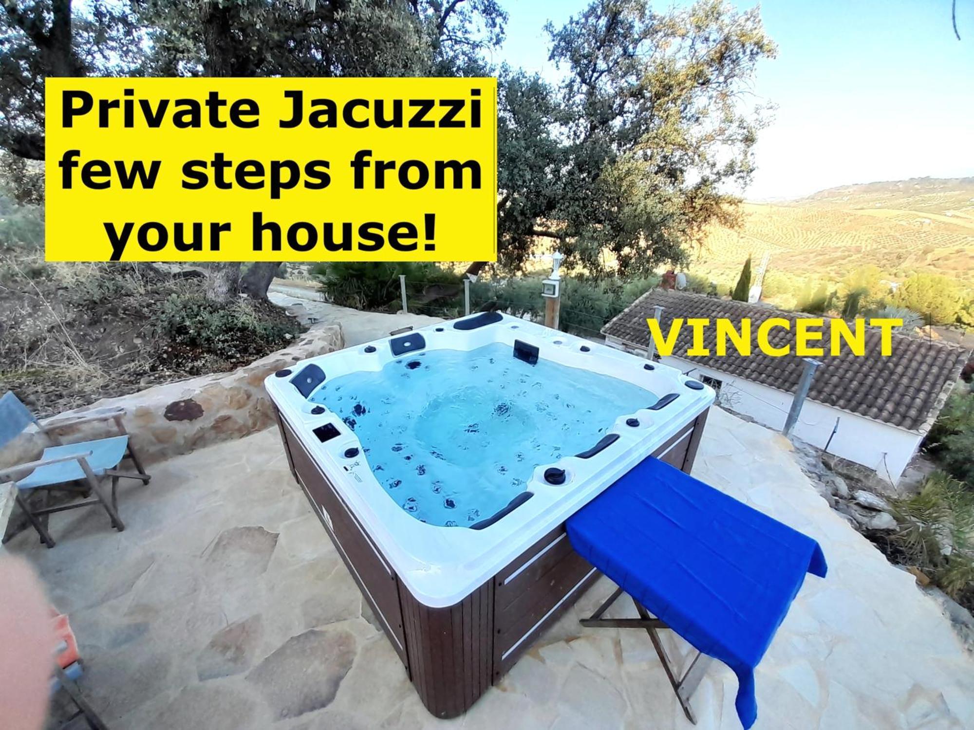 Rural Cottage, With Pool & Optional Private 6 Guests Jacuzzi Tolox Exterior foto
